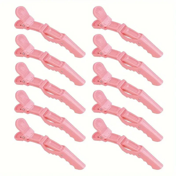 Professional Hair Clips – Pack of 10, Non-Slip and Durable