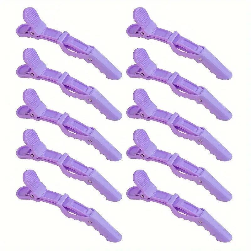 Professional Hair Clips – Pack of 10, Non-Slip and Durable