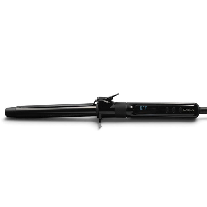 tenaza profesional Capillus para crear rizos y ondas con acabado de salon.